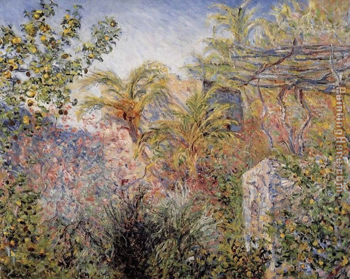 The Valley of Sasso Bordighera 1 painting - Claude Monet The Valley of Sasso Bordighera 1 art painting